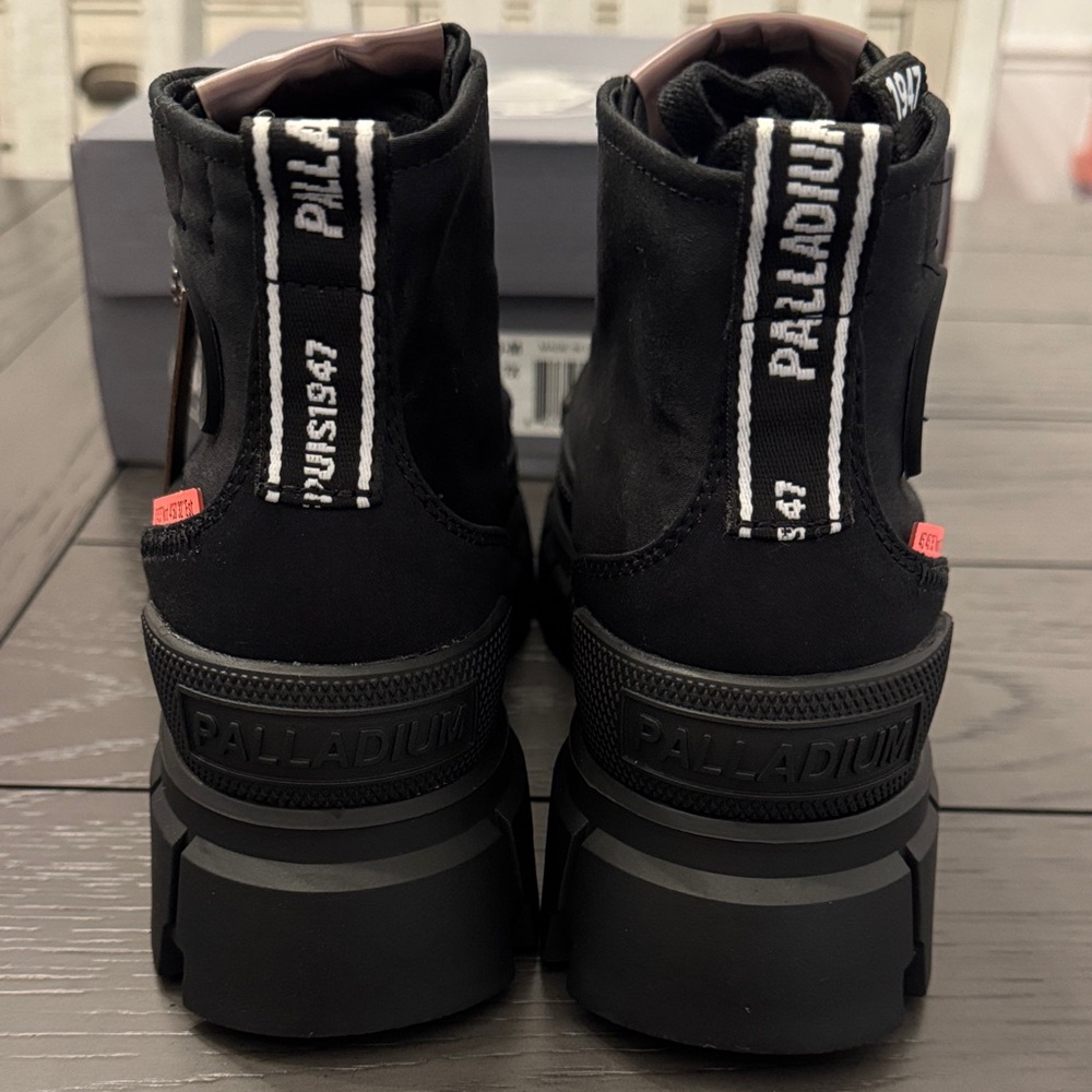 Palladium Black Ankle Boots - Picture 3 of 5